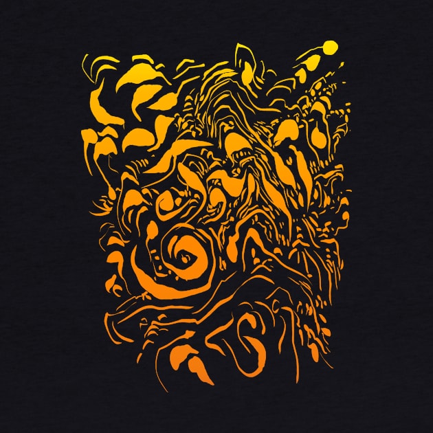 abstract flames - fire tattoo design by Nikokosmos